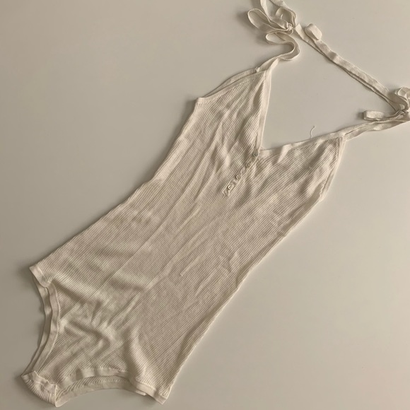 Ulla Johnson Ribbed White Bodysuit XS - Picture 2 of 9